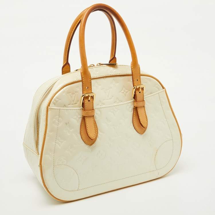 Pre Owned Louis Vuitton Perle Monogram Vernis Summit Drive Bag