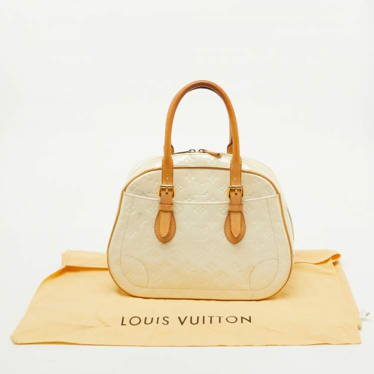 Pre Owned Louis Vuitton Perle Monogram Vernis Summit Drive Bag
