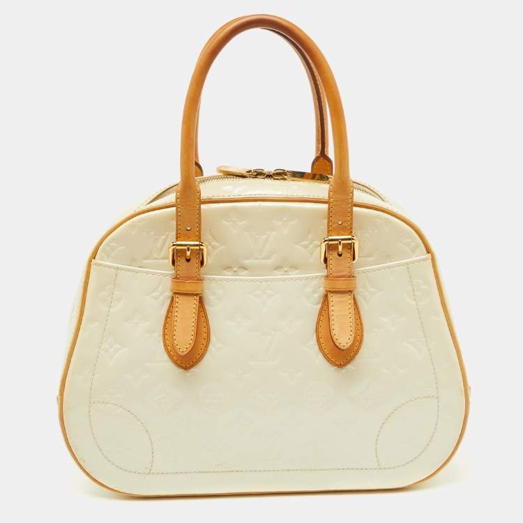 Pre Owned Louis Vuitton Perle Monogram Vernis Summit Drive Bag