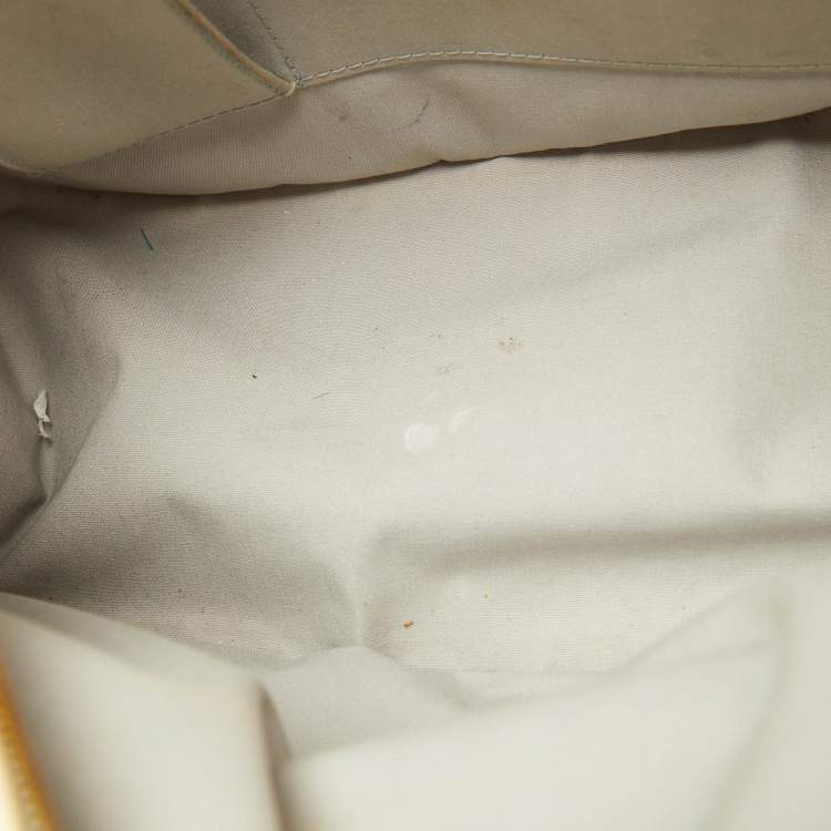 Pre Owned Louis Vuitton Perle Monogram Vernis Summit Drive Bag
