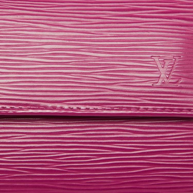 Pre Owned Louis Vuitton Grenade Epi Leather Sarah Wallet
