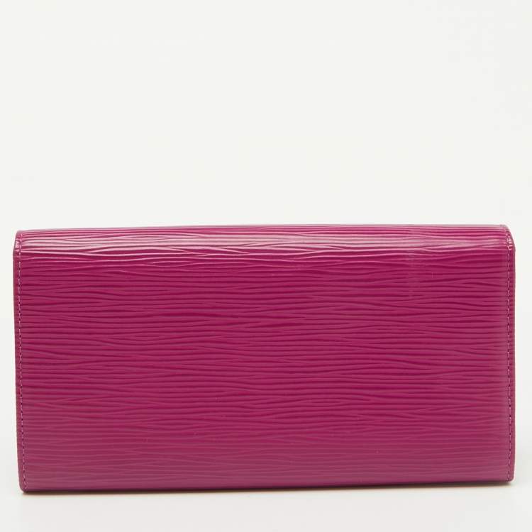 Pre Owned Louis Vuitton Grenade Epi Leather Sarah Wallet