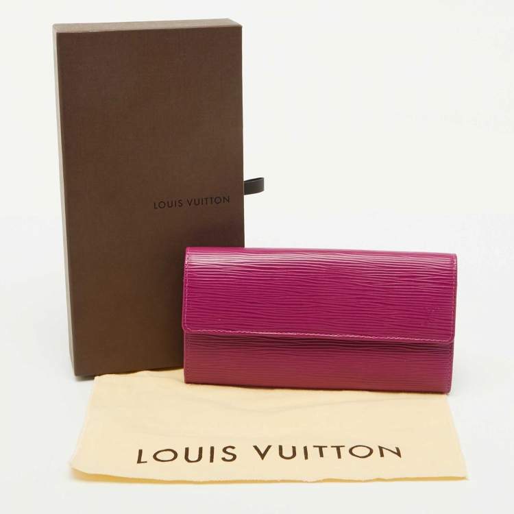 Pre Owned Louis Vuitton Grenade Epi Leather Sarah Wallet