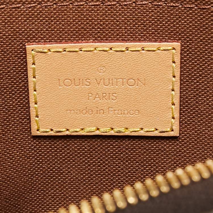 Pre Owned Louis Vuitton Khaki Monogram Canvas Multi Pochette Accessories Bag