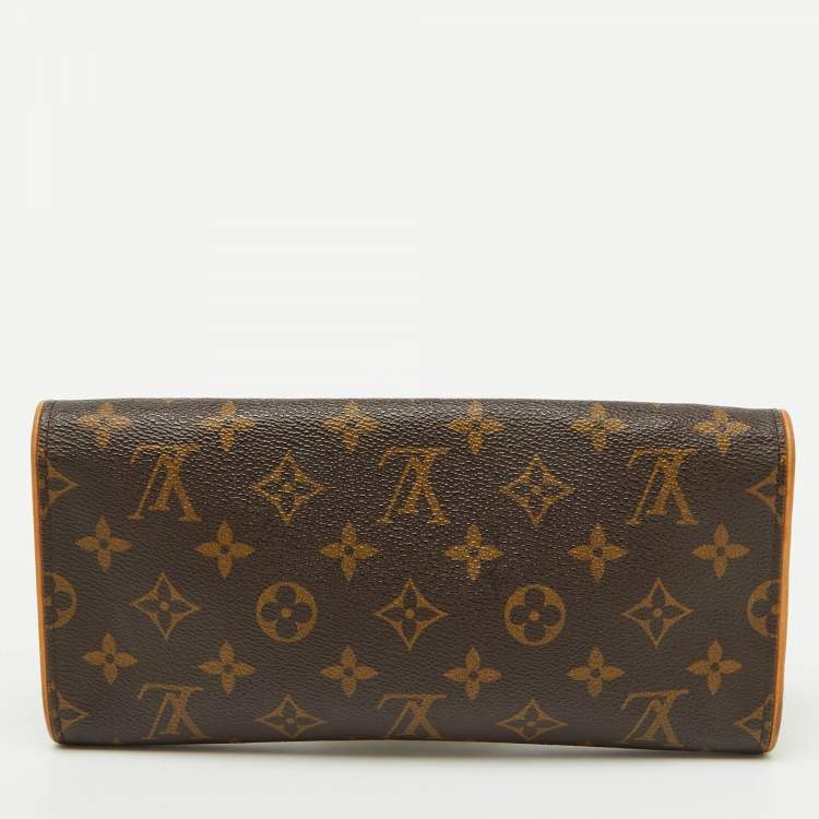 Pre Owned Louis Vuitton Monogram Canvas Twin Pochette GM Bag