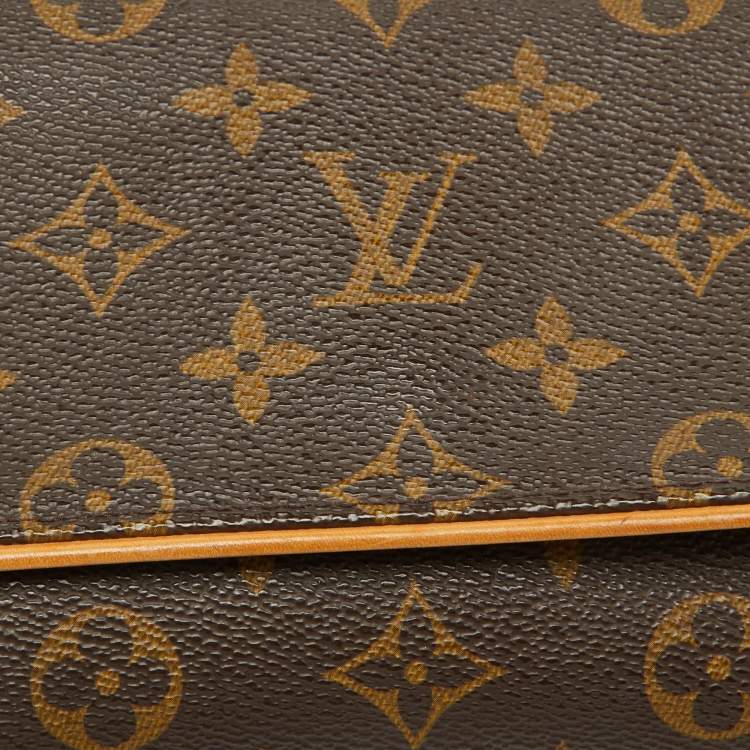 Pre Owned Louis Vuitton Monogram Canvas Twin Pochette GM Bag