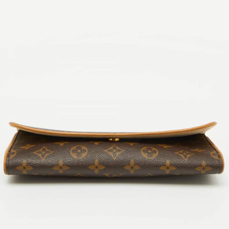 Pre Owned Louis Vuitton Monogram Canvas Twin Pochette GM Bag