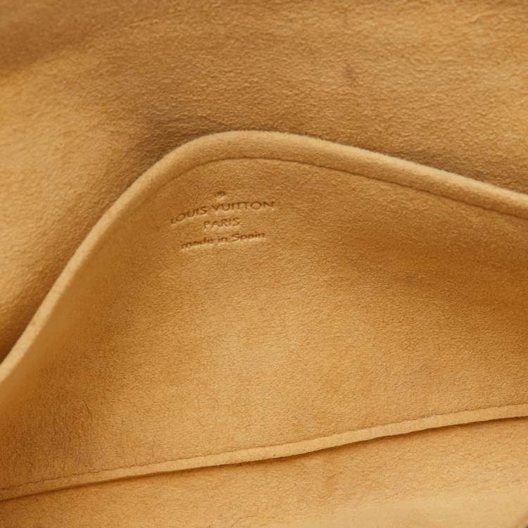 Pre Owned Louis Vuitton Monogram Canvas Twin Pochette GM Bag