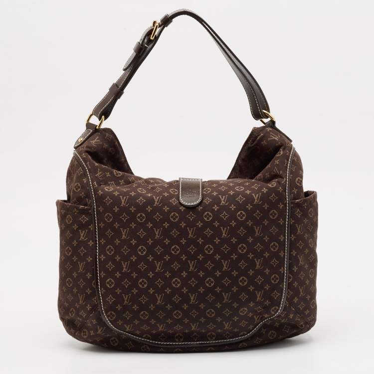 Pre Owned Louis Vuitton Fusain Monogram Idylle Canvas Romance Bag