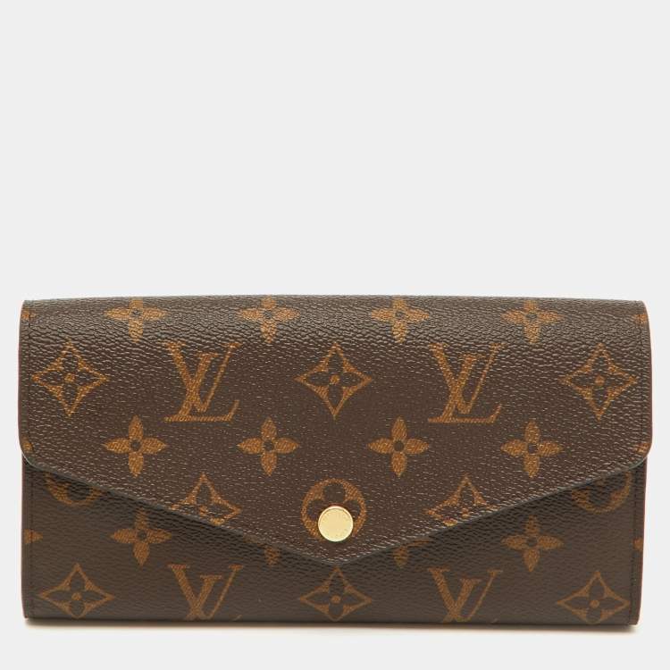 Pre Owned Louis Vuitton Monogram Canvas Sarah Wallet