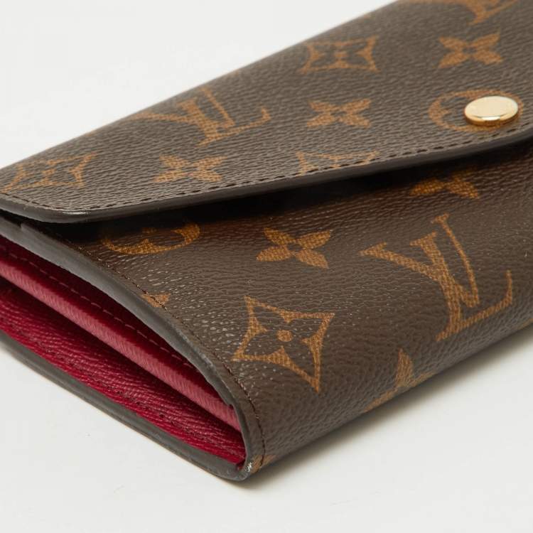 Pre Owned Louis Vuitton Monogram Canvas Sarah Wallet