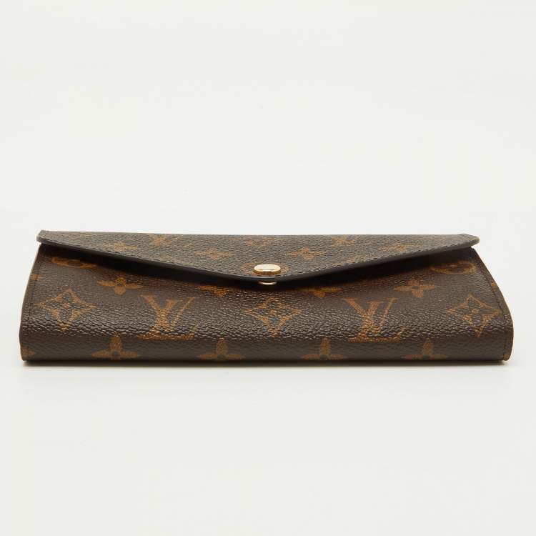 Pre Owned Louis Vuitton Monogram Canvas Sarah Wallet