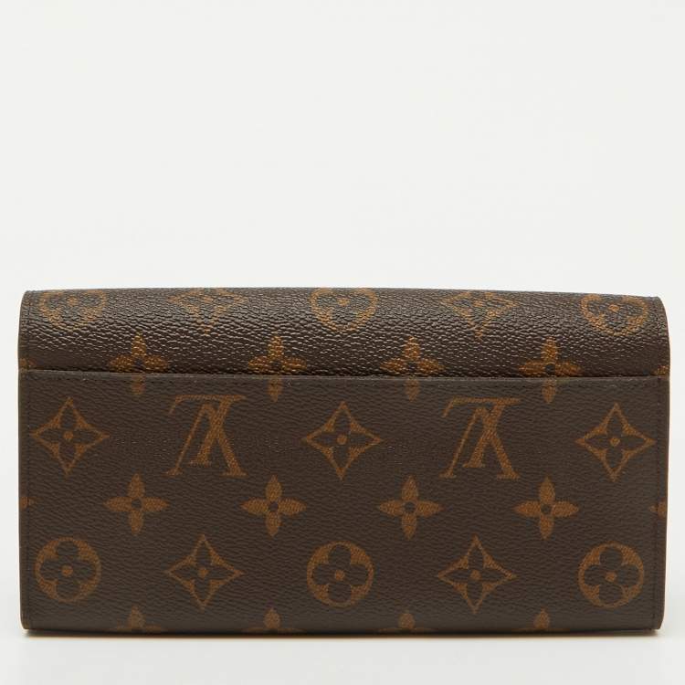 Pre Owned Louis Vuitton Monogram Canvas Sarah Wallet