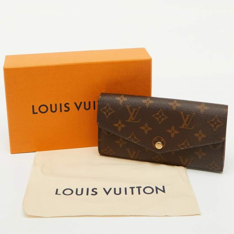 Pre Owned Louis Vuitton Monogram Canvas Sarah Wallet