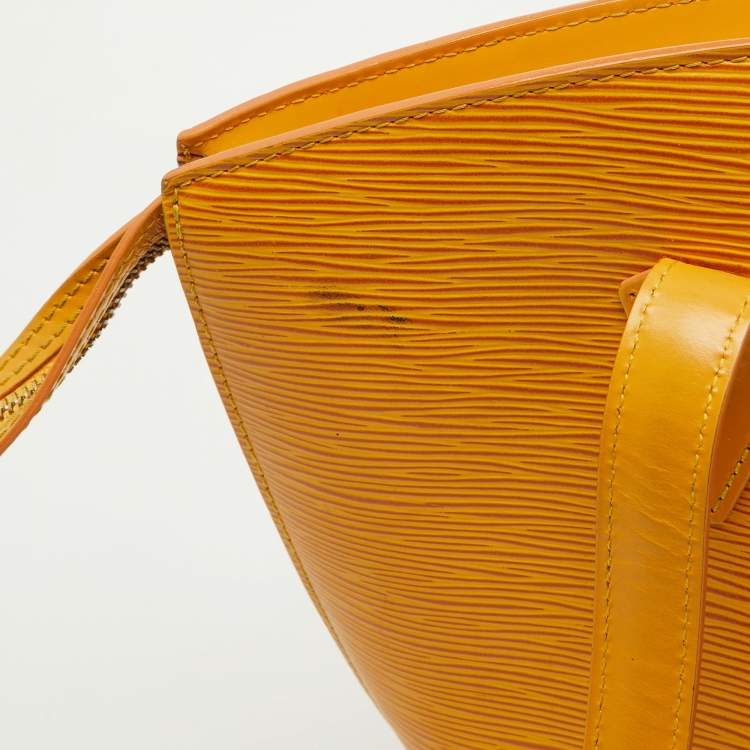 Pre Owned Louis Vuitton Tassil Yellow Epi Leather Saint Jacques GM Bag