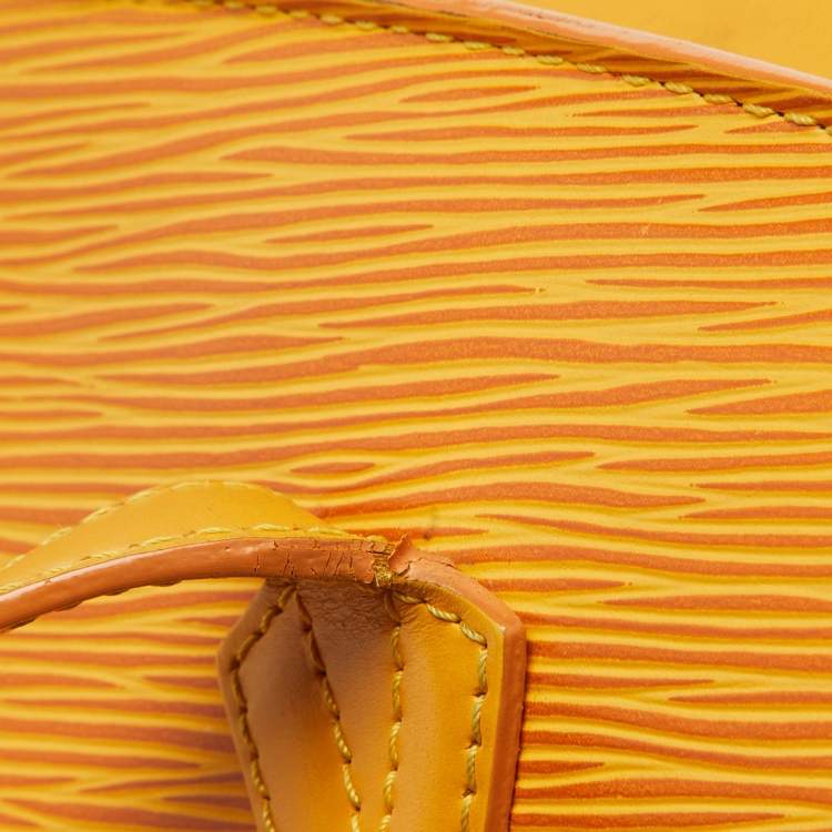 Pre Owned Louis Vuitton Tassil Yellow Epi Leather Saint Jacques GM Bag