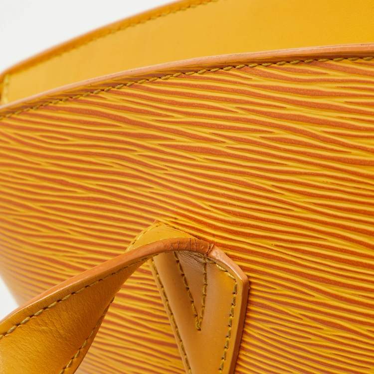 Pre Owned Louis Vuitton Tassil Yellow Epi Leather Saint Jacques GM Bag