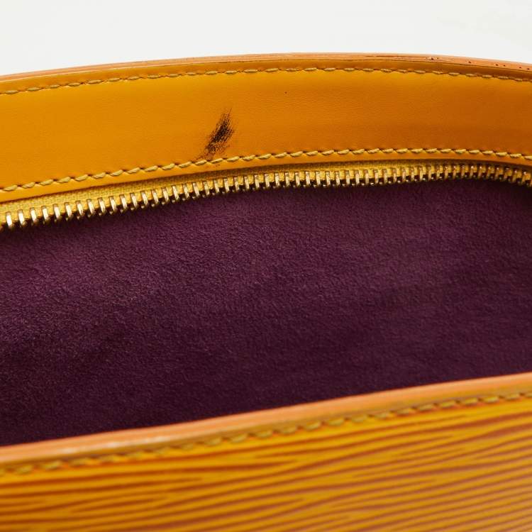 Pre Owned Louis Vuitton Tassil Yellow Epi Leather Saint Jacques GM Bag