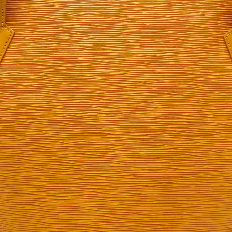 Pre Owned Louis Vuitton Tassil Yellow Epi Leather Saint Jacques GM Bag