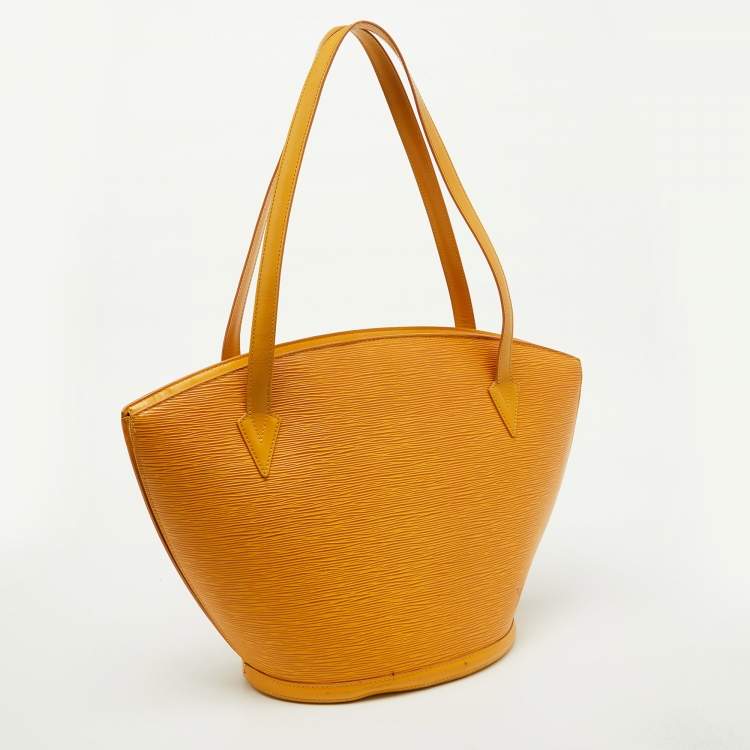 Pre Owned Louis Vuitton Tassil Yellow Epi Leather Saint Jacques GM Bag
