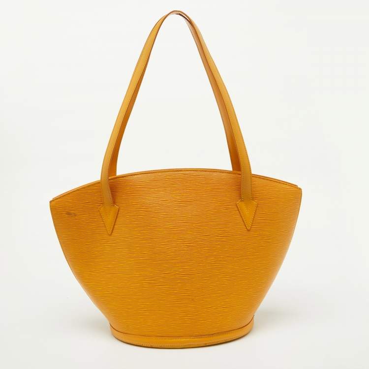 Pre Owned Louis Vuitton Tassil Yellow Epi Leather Saint Jacques GM Bag