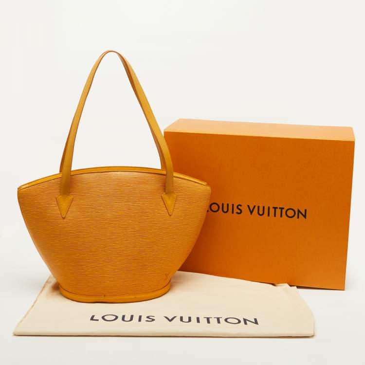 Pre Owned Louis Vuitton Tassil Yellow Epi Leather Saint Jacques GM Bag