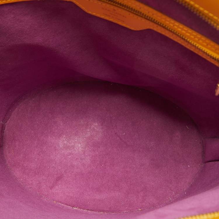 Pre Owned Louis Vuitton Tassil Yellow Epi Leather Saint Jacques GM Bag