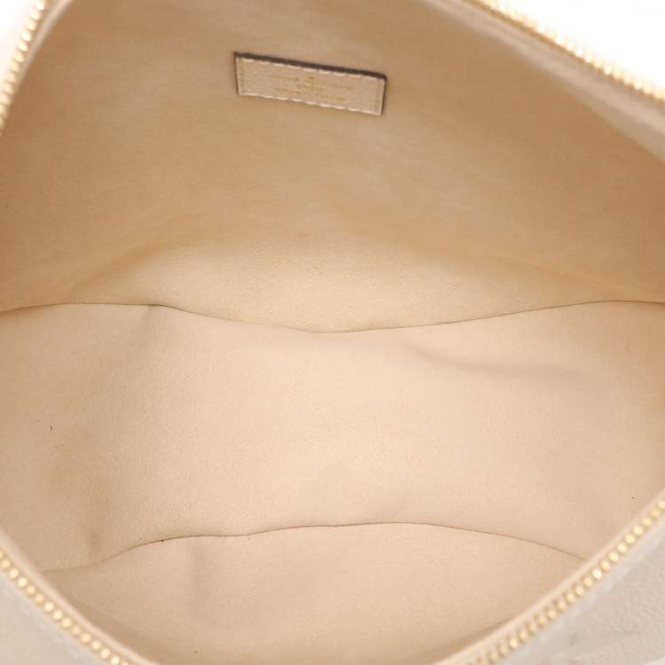 Pre Owned Louis Vuitton Creme Empreinte Leather Loop Hobo