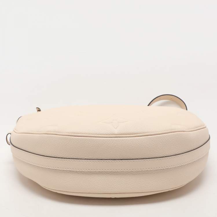 Pre Owned Louis Vuitton Creme Empreinte Leather Loop Hobo