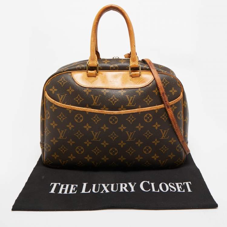 Pre Owned Louis Vuitton Monogram Canvas Deauville Bag