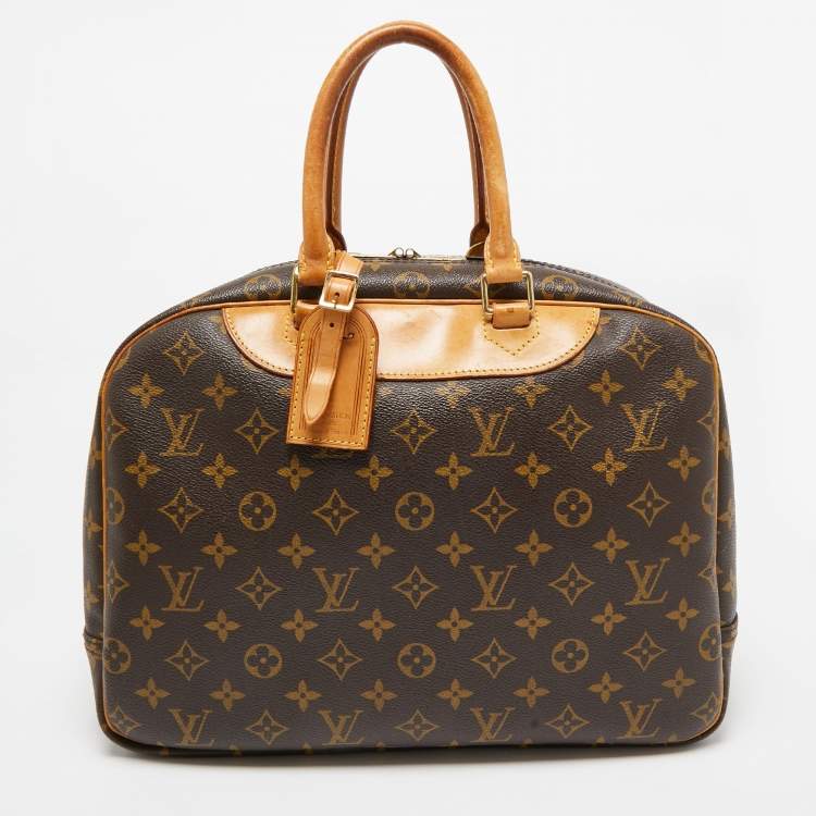Pre Owned Louis Vuitton Monogram Canvas Deauville Bag