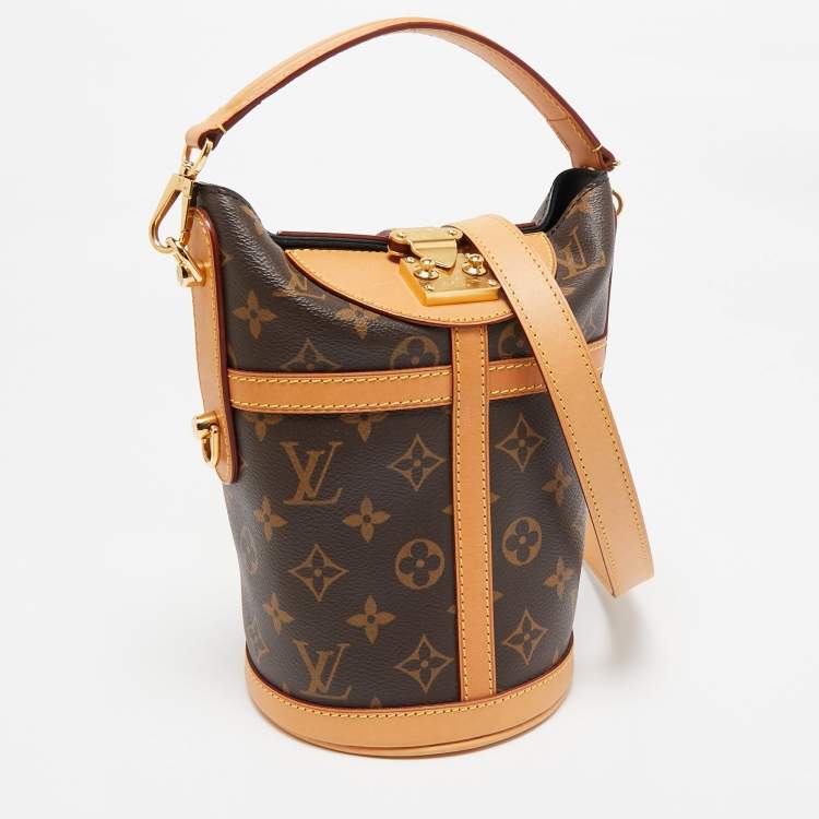 Pre Owned Louis Vuitton Monogram Canvas and Leather Duffle Bag