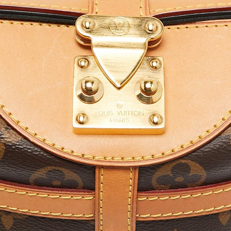 Pre Owned Louis Vuitton Monogram Canvas and Leather Duffle Bag