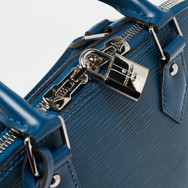 Pre Owned Louis Vuitton Saphir Epi Leather Alma MM Bag