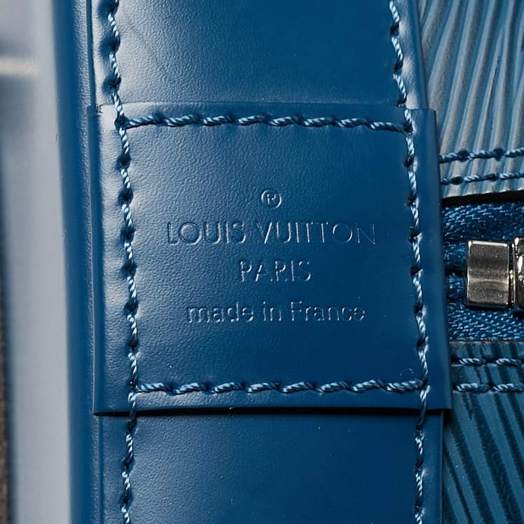 Pre Owned Louis Vuitton Saphir Epi Leather Alma MM Bag