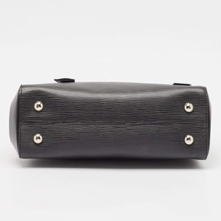 Pre Owned Louis Vuitton Black Epi Leather Cluny MM Bag