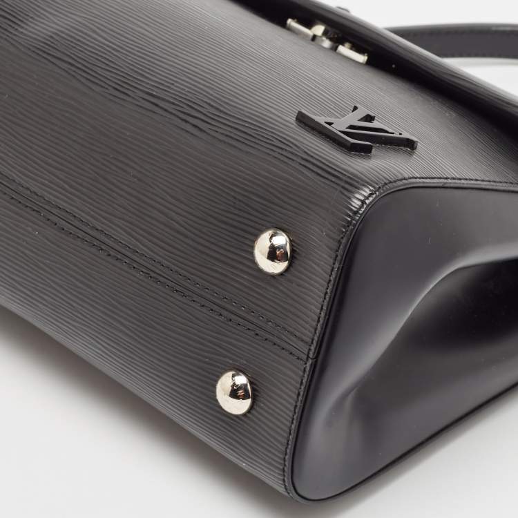 Pre Owned Louis Vuitton Black Epi Leather Cluny MM Bag
