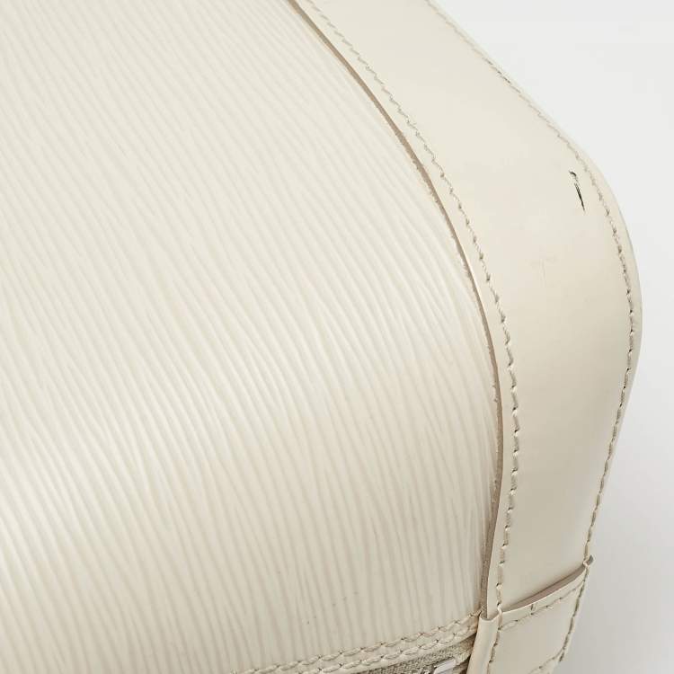 Pre Owned Louis Vuitton Ivorie Epi Leather Alma PM Bag