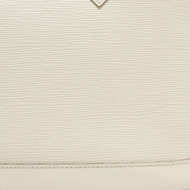 Pre Owned Louis Vuitton Ivorie Epi Leather Alma PM Bag