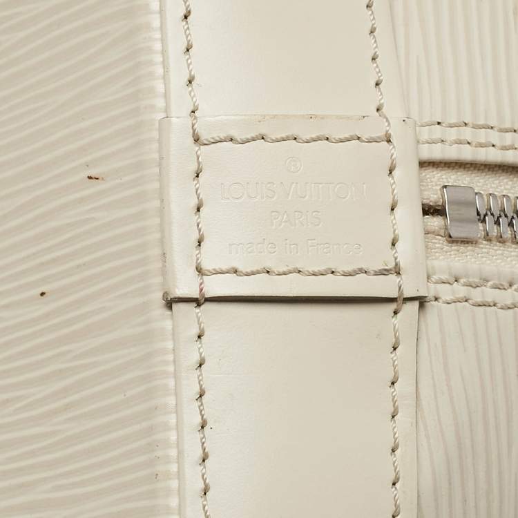 Pre Owned Louis Vuitton Ivorie Epi Leather Alma PM Bag