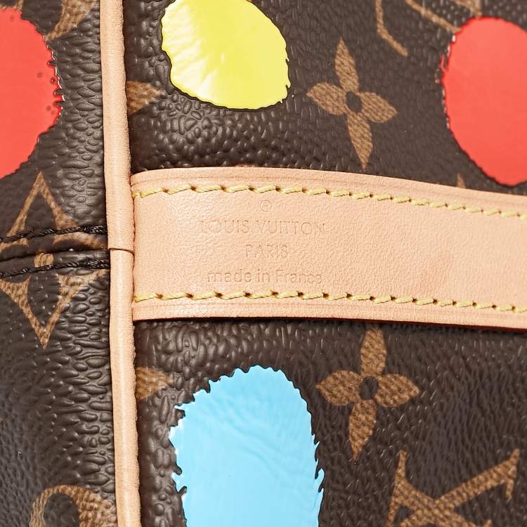 Pre Owned Louis Vuitton x Yayoi Kusama Monogram Dots Canvas Speedy Bandouliere 25 Bag