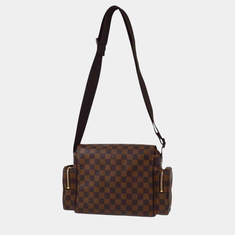 Pre Owned Louis Vuitton Damier Reporter Melville Shoulder Bag