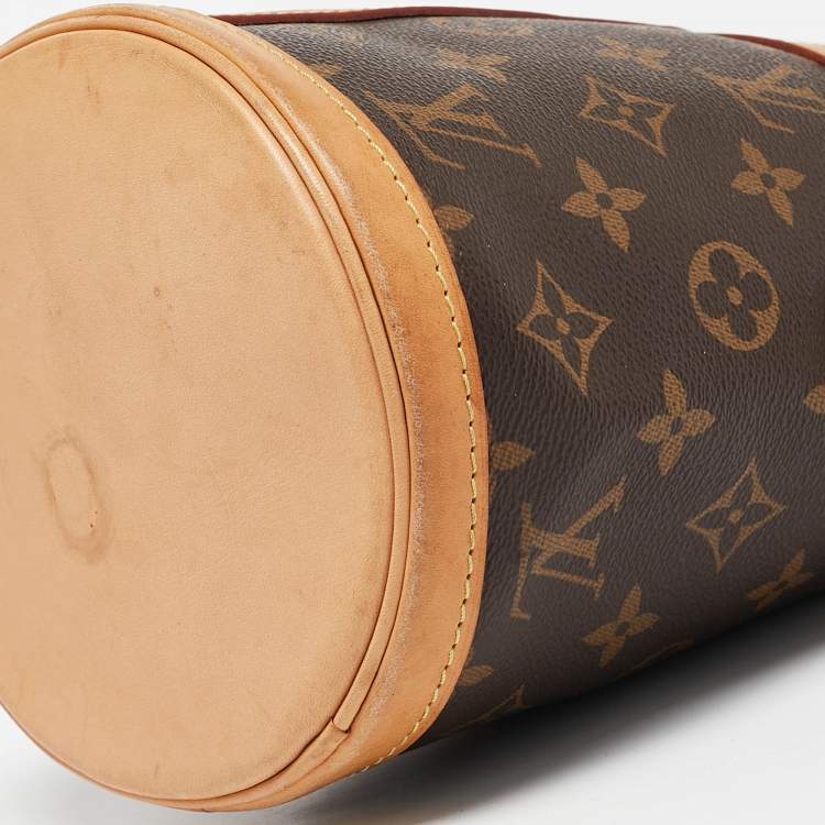 Pre Owned Louis Vuitton Monogram Canvas and Leather Duffle Bag