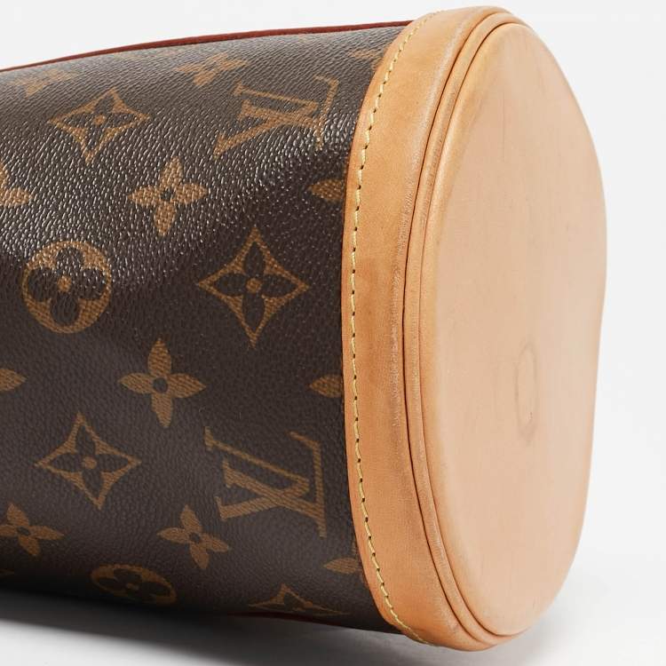 Pre Owned Louis Vuitton Monogram Canvas and Leather Duffle Bag