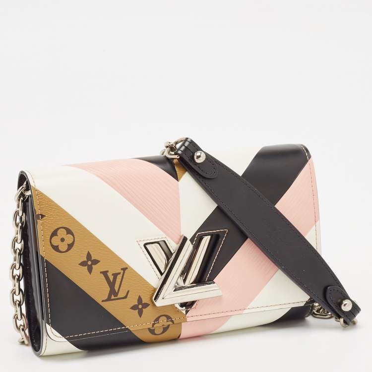 Pre Owned Louis Vuitton Epi Monogram Reverse Twist Wallet On Chain