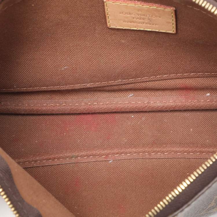 Pre Owned Louis Vuitton Green Monogram Canvas Multi Pochette Accessories Bag