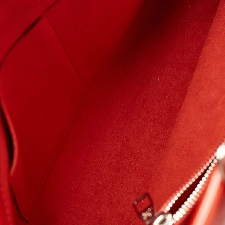 Pre Owned Louis Vuitton Coquelicot Epi Leather Marly MM Bag