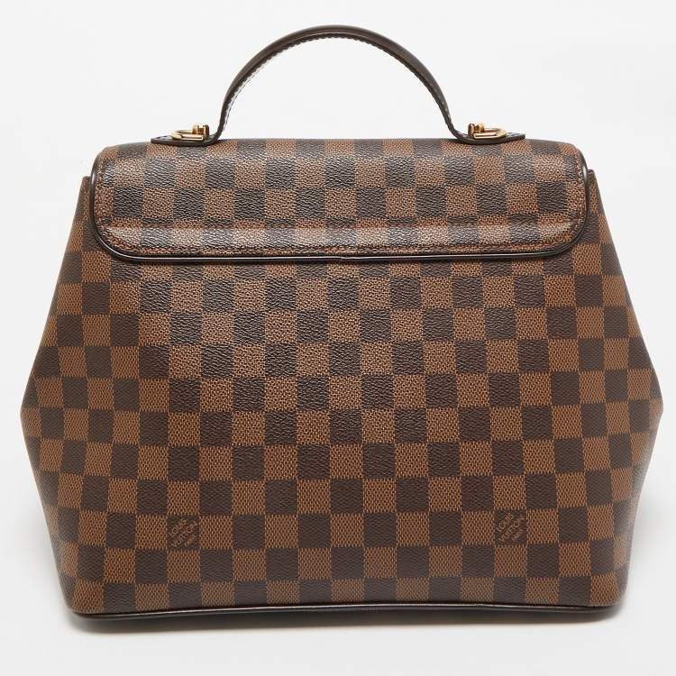 Pre Owned Louis Vuitton Damier Ebene Canvas Bergamo MM Bag