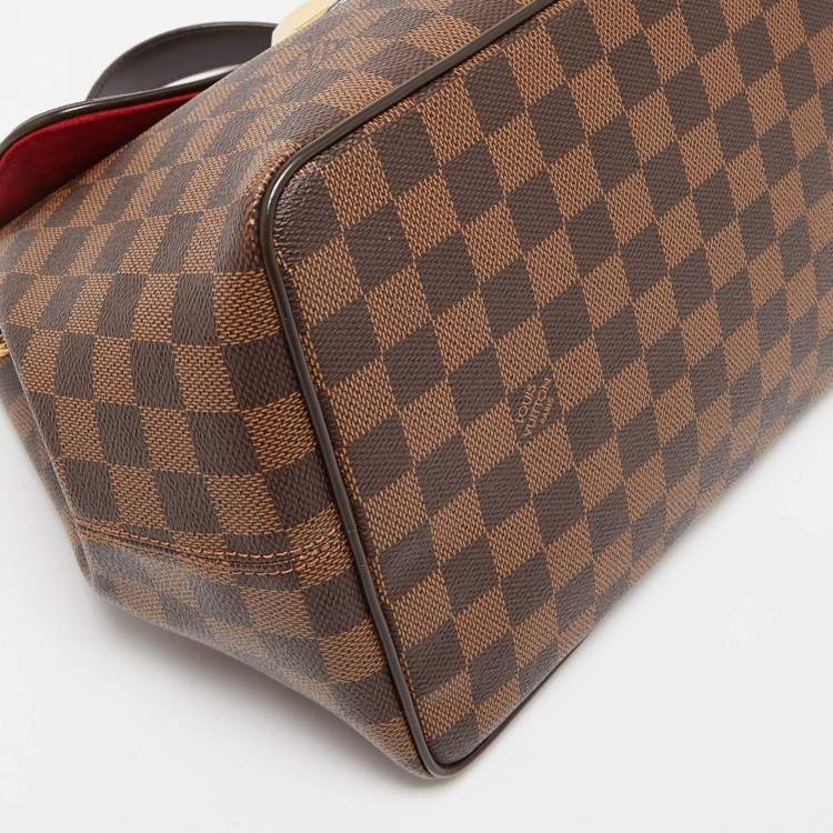 Pre Owned Louis Vuitton Damier Ebene Canvas Bergamo MM Bag