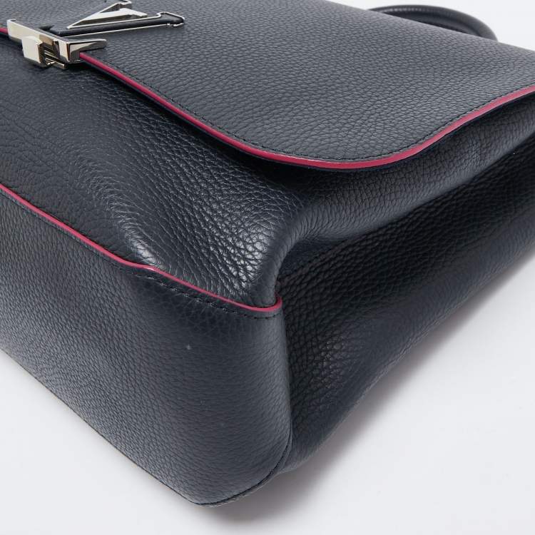 Pre Owned Louis Vuitton Blue Marine Leather Volta Bag